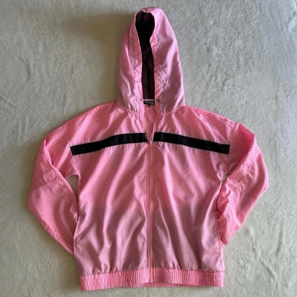 bebe Jackets & Blazers - BEBE 2000s Y2K Sport Pink Windbreaker Jacket